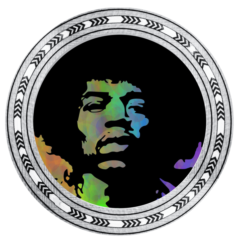 Accords à la hendrix, portrait de Jimi Hendrix