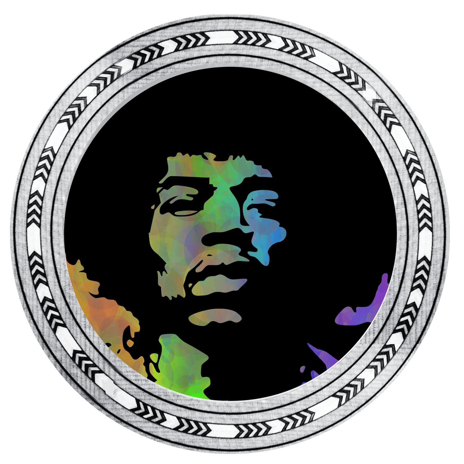 Accords à la hendrix, portrait de Jimi Hendrix